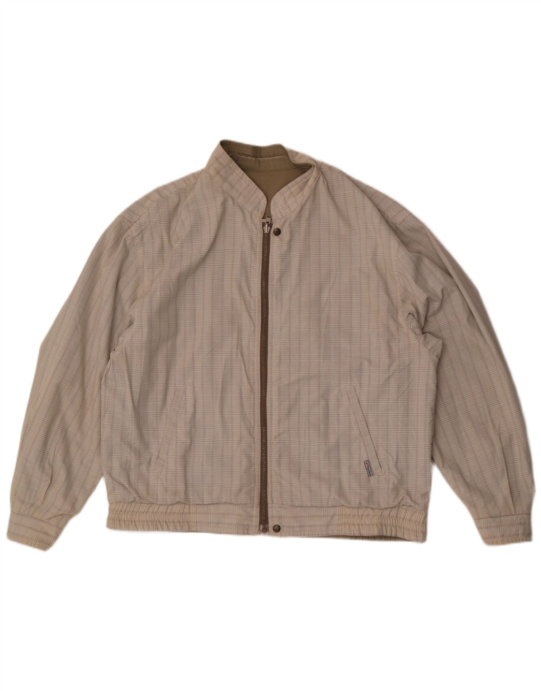 Faciba Herren Wende-Bomberjacke IT 54 2X Khaki Polyester