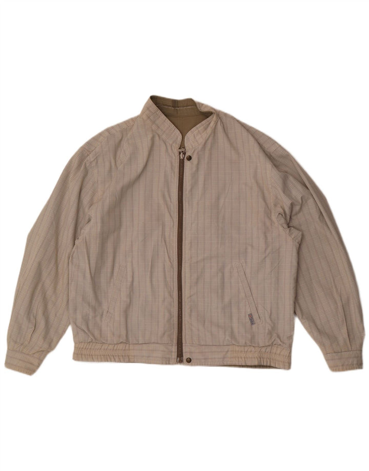 Faciba Herren Wende-Bomberjacke IT 54 2X Khaki Polyester