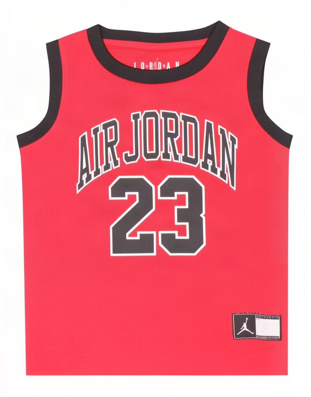 Jordan Jungen-Top mit Grafik, 2–3 Jahre, rotes Polyester