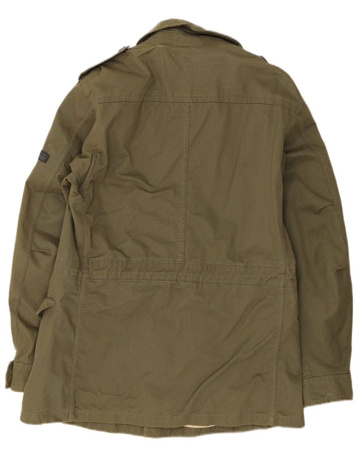 Marc O'Polo Herren Militärjacke UK 36 Small Green Army