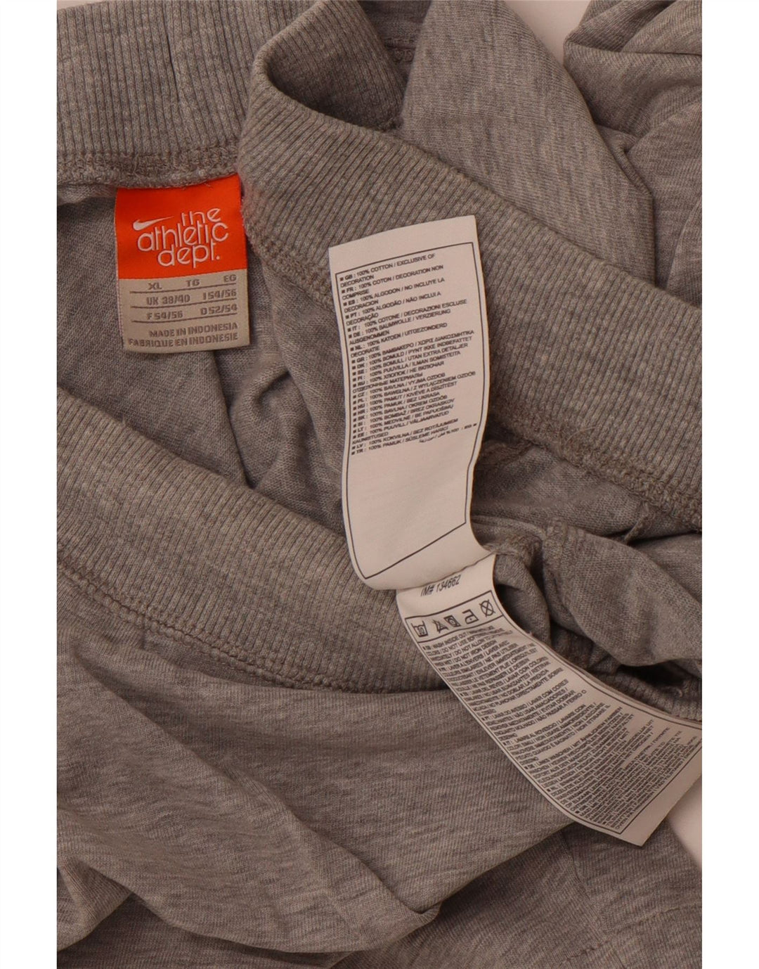 NIKE Herren-Sportshorts XL aus grauer Baumwolle