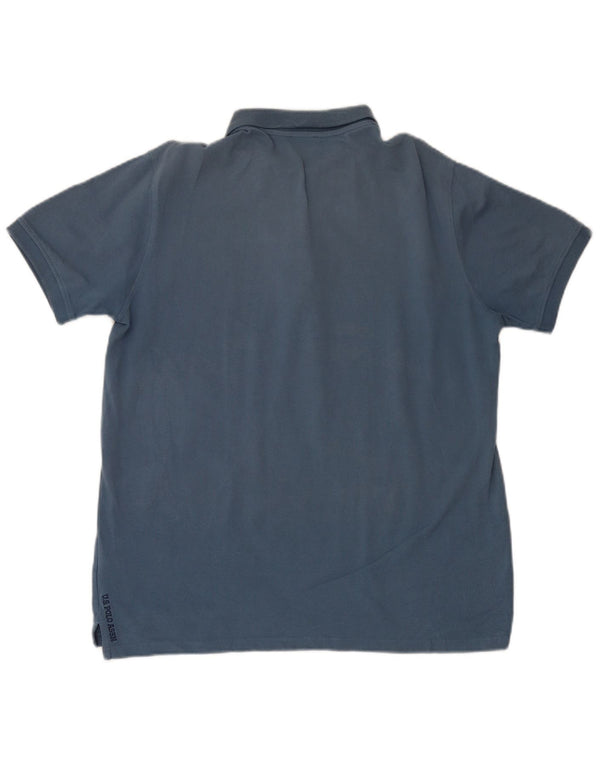 U.S. Polo Assn. Herren-Poloshirt XL aus blauer Baumwolle