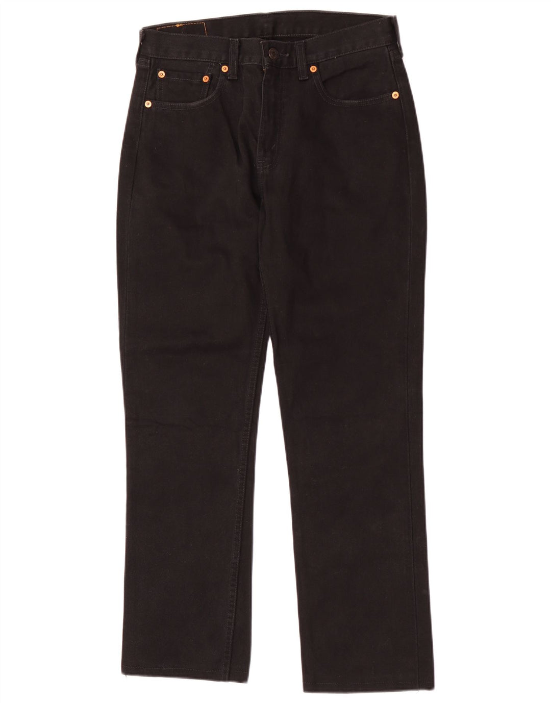 Levi's Herren 595 Straight Jeans W31 L29 Schwarz