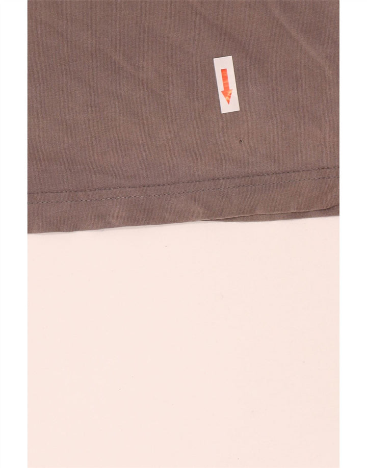 Puma Herren T-Shirt Top Small Grau Baumwolle