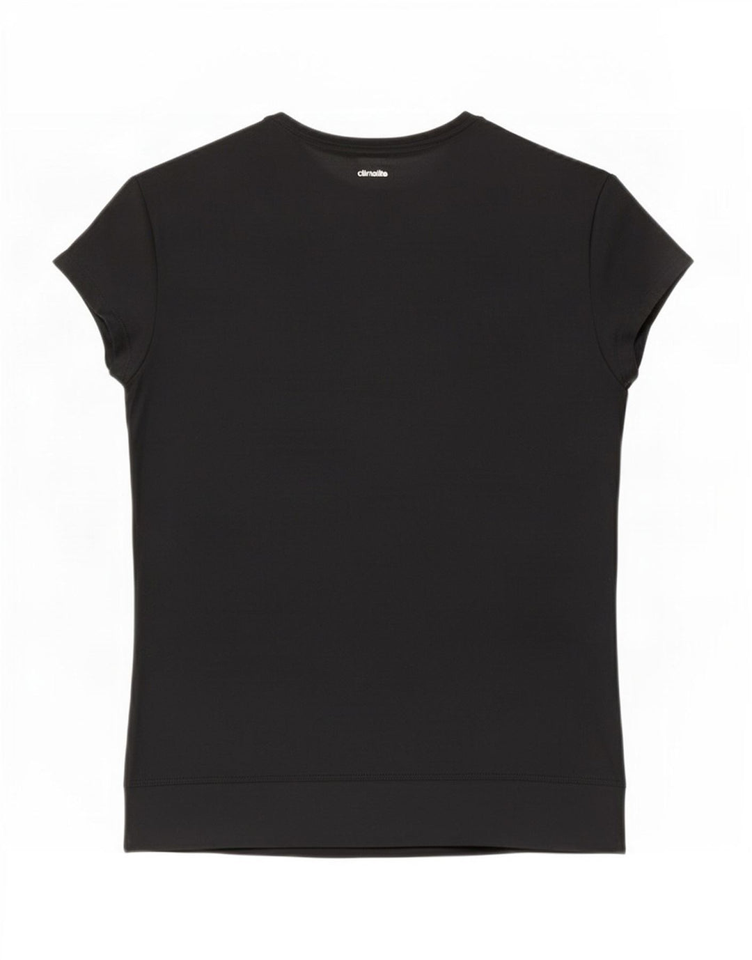 Adidas Damen Climalite T-Shirt Top UK 12/14 Medium Schwarz Polyester