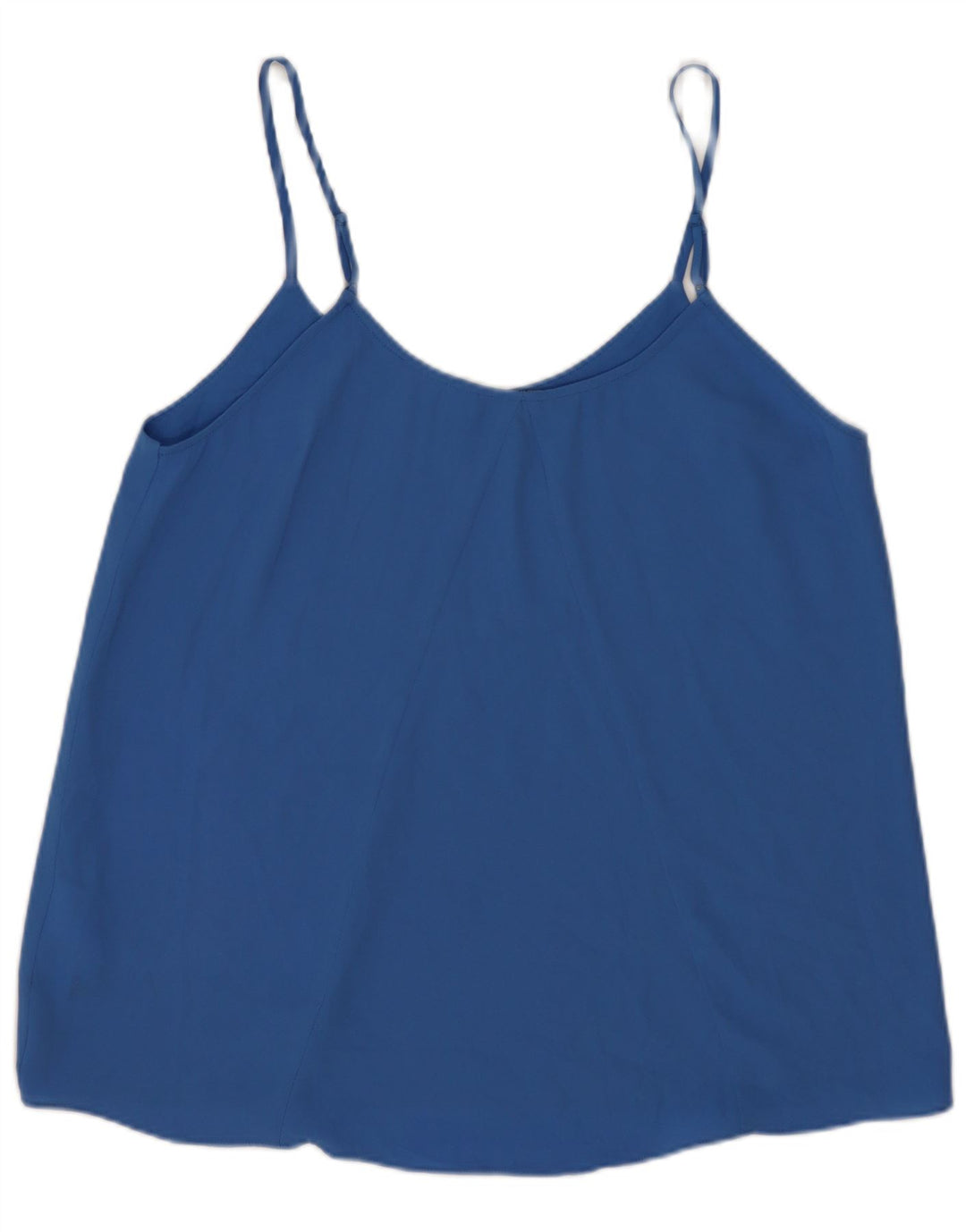 Oasis Damen Crop Cami Top UK 10 Small Blau Polyester