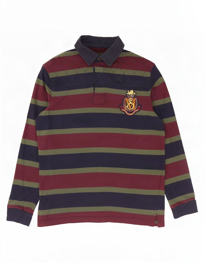 Marks & Spencer Herren Blue Harbor Rugby-Poloshirt, Größe S, mehrfarbig