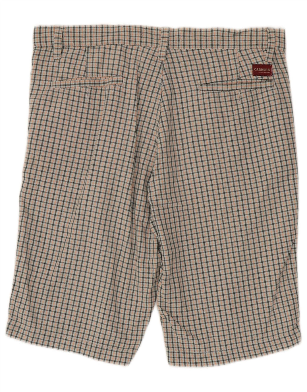 Carrera Herren Chino-Shorts IT 50 Large W34 Mehrfarbige Gingham-Baumwolle