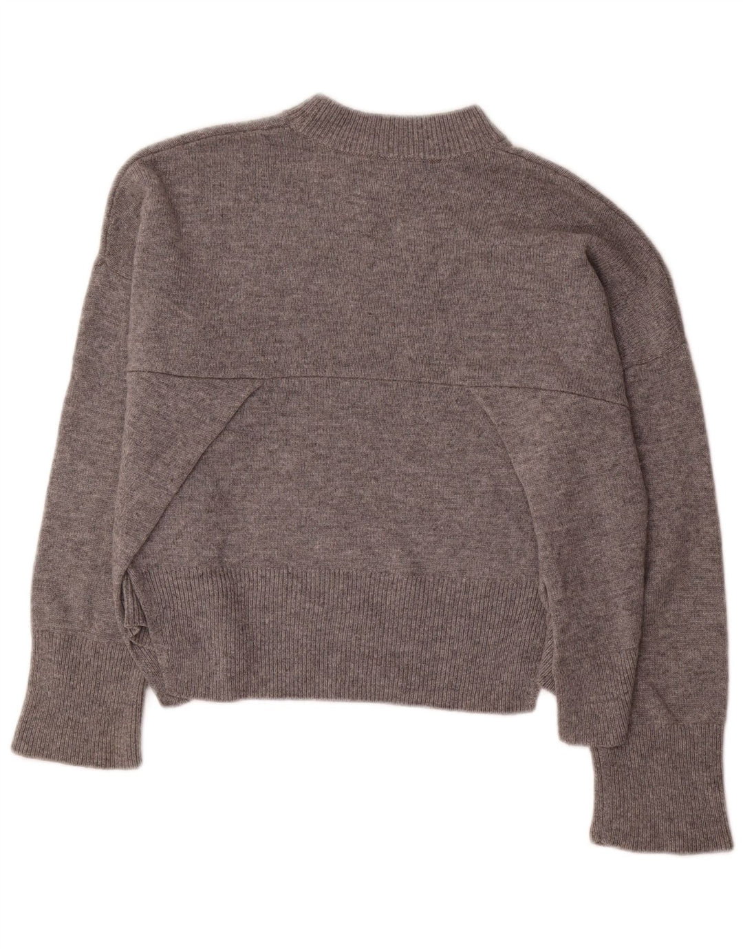 Whistles Damen-Pullover, übergroß, Rollkragenpullover, Gr. 10, Größe S, graue Wolle