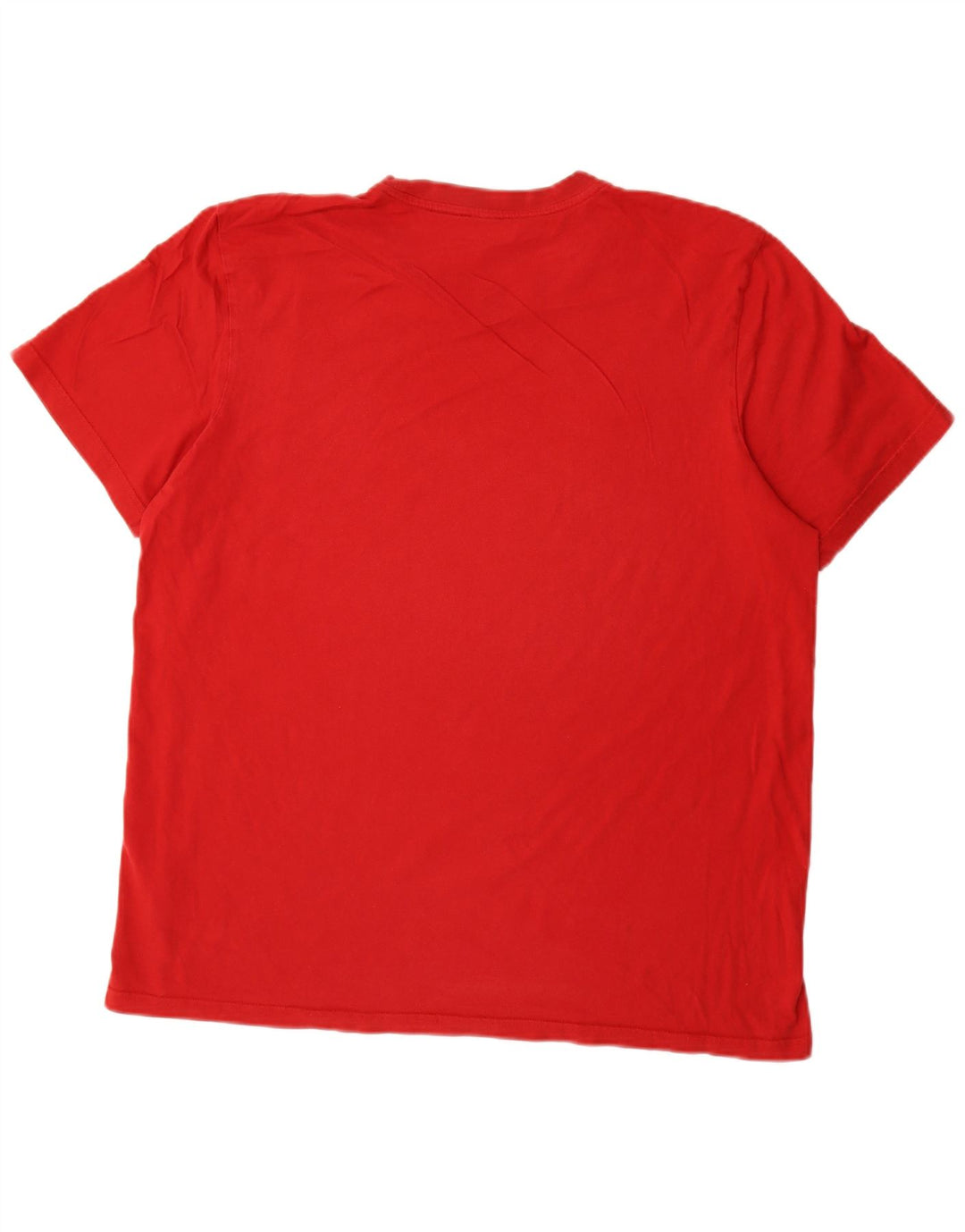 Adidas Herren T-Shirt Top XL Rot Baumwolle