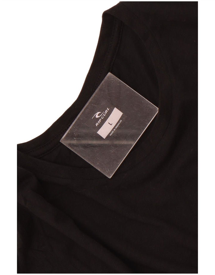 Rip Curl Herren-T-Shirt mit Grafik, Größe L, Schwarz
