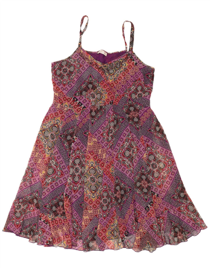Marks & Spencer Damen-Sommerkleid, UK 46, groß, mehrfarbig, Blumenmuster, Polyester
