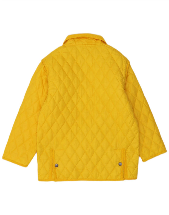 Brugi Herren Steppjacke UK 40 Large Gelb Polyamid