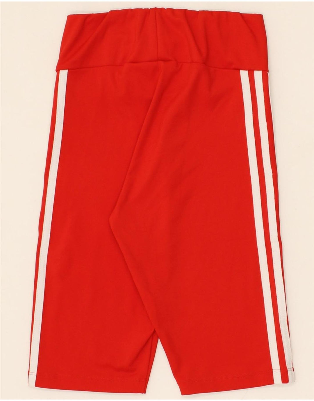 ADIDAS Womens Bermuda Sport Shorts UK 6 XS Red Polyester Vintage Adidas and Second-Hand Adidas from Messina Hembry 