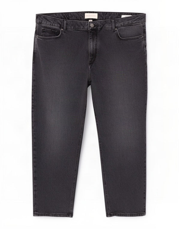 Marks & Spencer Damen-Jeans mit hoher Taille und geradem Schnitt, UK 22, 3XL, W40, L25, Schwarz