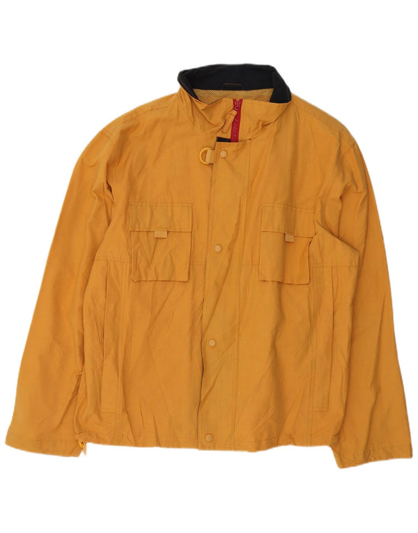 Vintage Herren Regenjacke UK 42 XL Gelbes Nylon