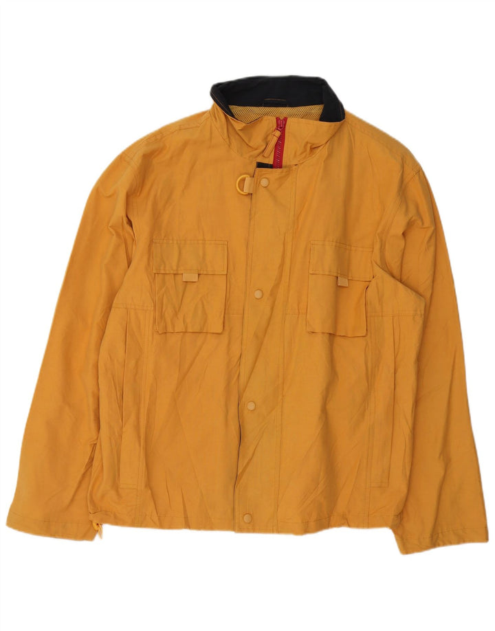 Vintage Herren Regenjacke UK 42 XL Gelbes Nylon