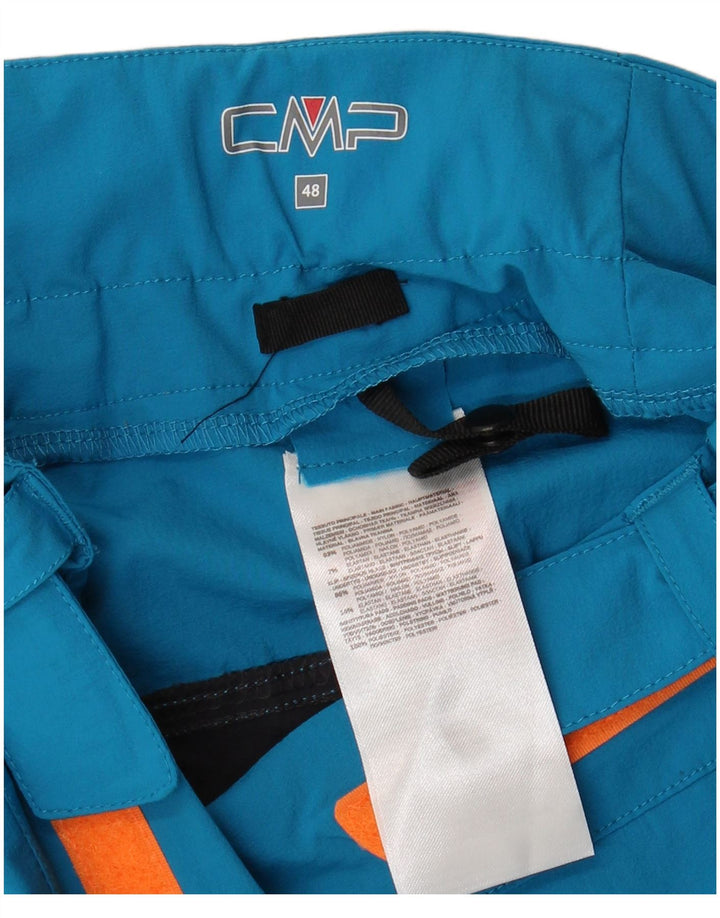 CMP Herren Cargoshorts IT 48 Medium W32 Blau Colourblock Polyamid
