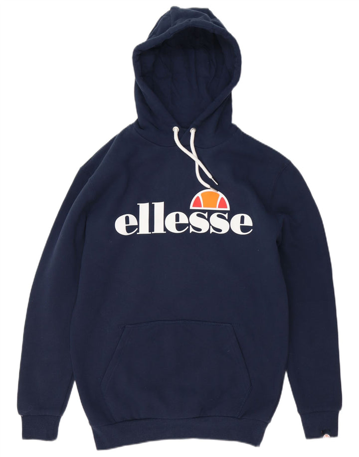 ELLESSE Herren-Kapuzenpullover mit Grafik, XS, Marineblau