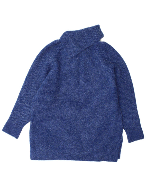 Monsoon Rollkragenpullover für Damen, Gr. 10, Small, Blau, Acryl