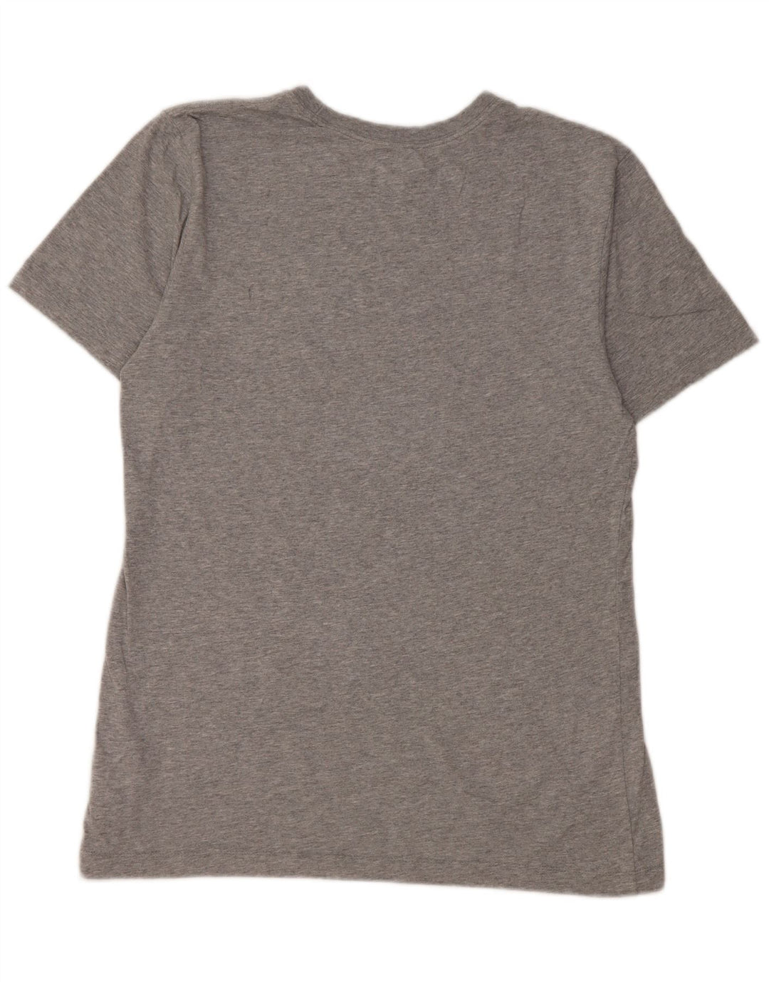 Nike Herren-T-Shirt mit Grafik, Größe S, grau gefleckte Baumwolle
