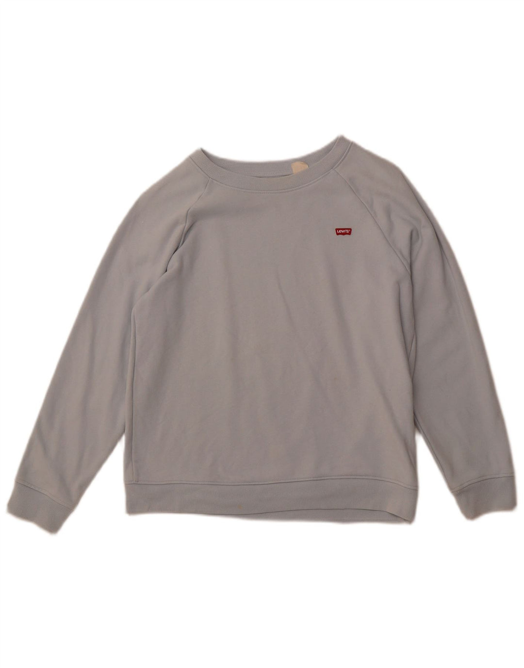 LEVI'S Womens Oversized Sweatshirt Jumper UK 6 XS Blue Cotton