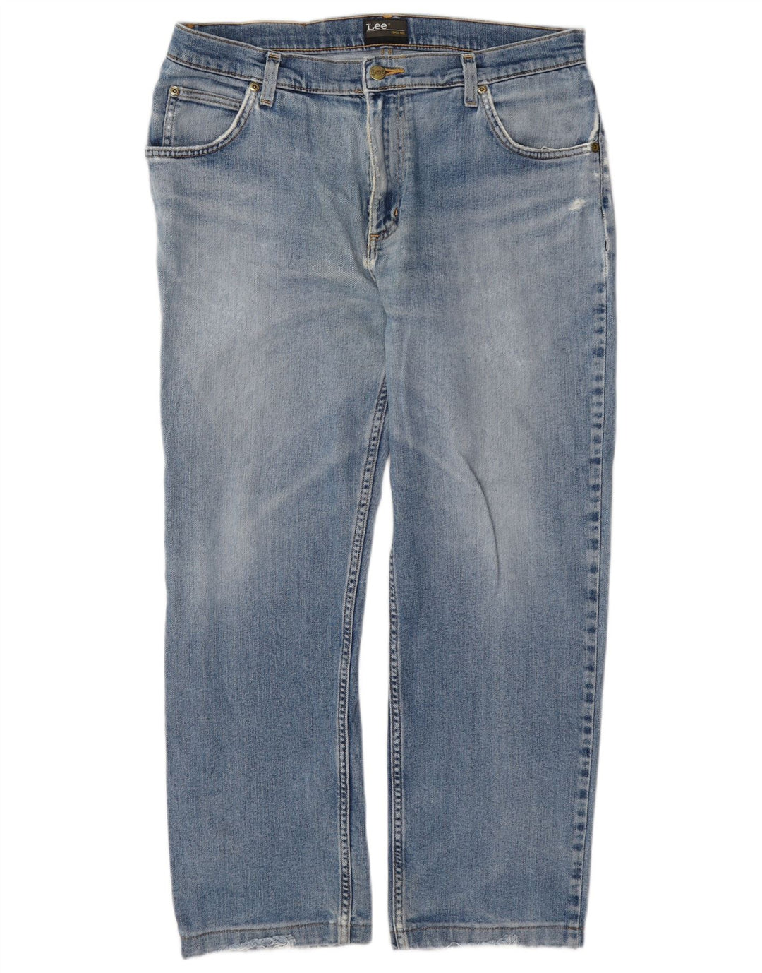 Lee Herren Brooklyn Straight Jeans W36 L27 Blaue Baumwolle