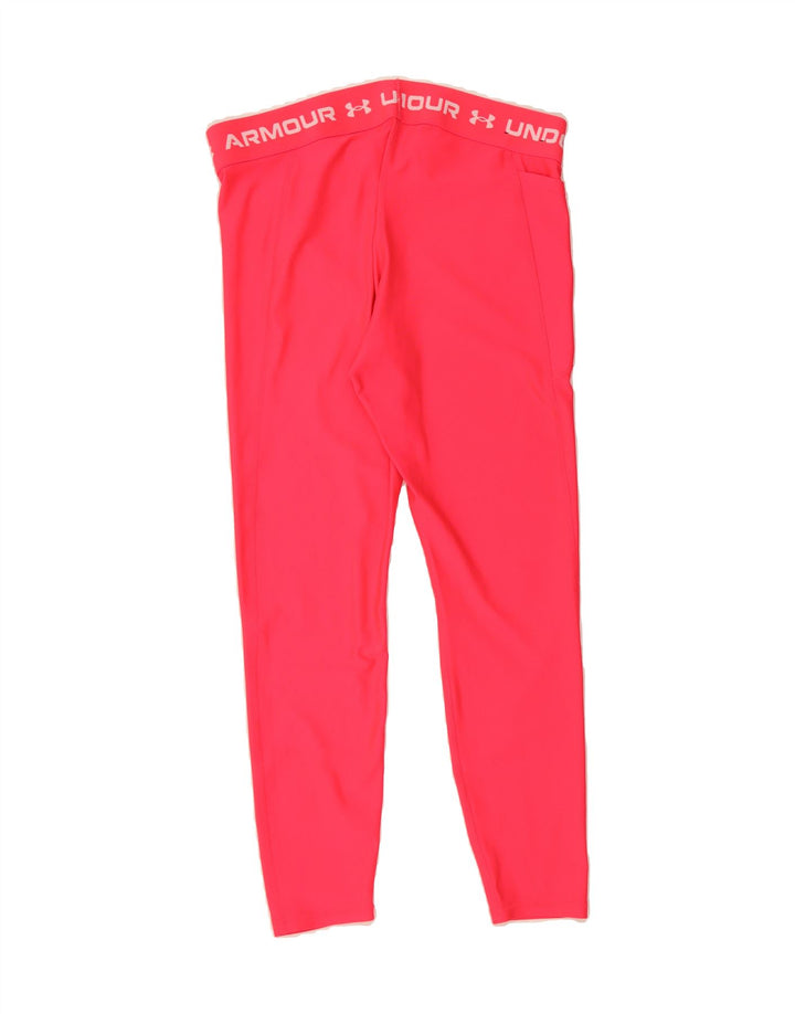 UNDER ARMOUR Womens Graphic Leggings UK 18 XL  Pink Polyester Vintage Under Armour and Second-Hand Under Armour from Messina Hembry 
