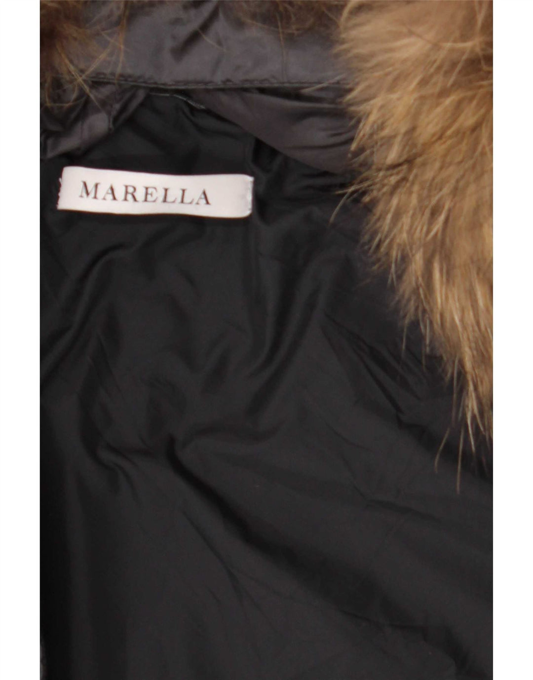 Marella Damen Wattierte Jacke UK 10 Small Grau Polyamid
