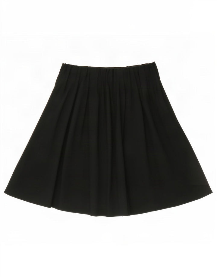Zara Damen Faltenrock Small W26 Grüne Viskose