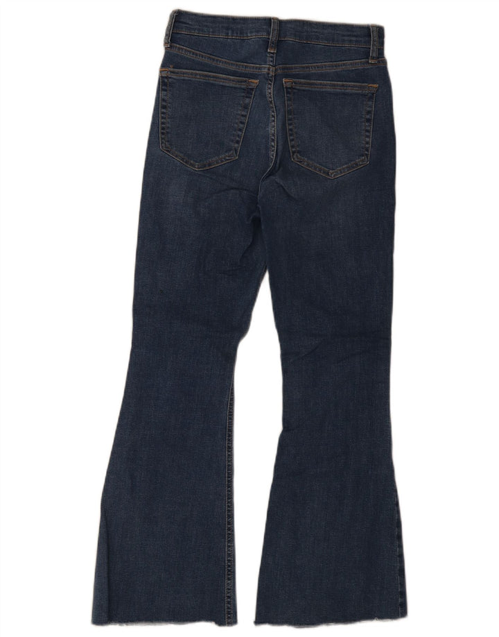 Topshop Damen Jamie Flared Jeans W28 L30 Marineblau