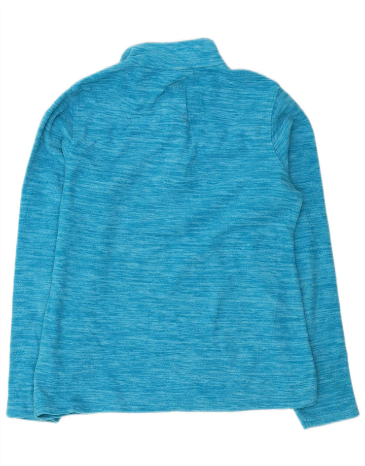 Mountain Warehouse Fleece-Pullover für Damen, UK 14, Größe L, blau geflecktes Polyester
