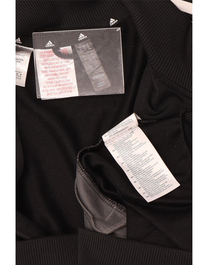 ADIDAS Aeroready-Trainingsanzugoberteil für Jungen, 13–14 Jahre, Schwarz, Farbblock