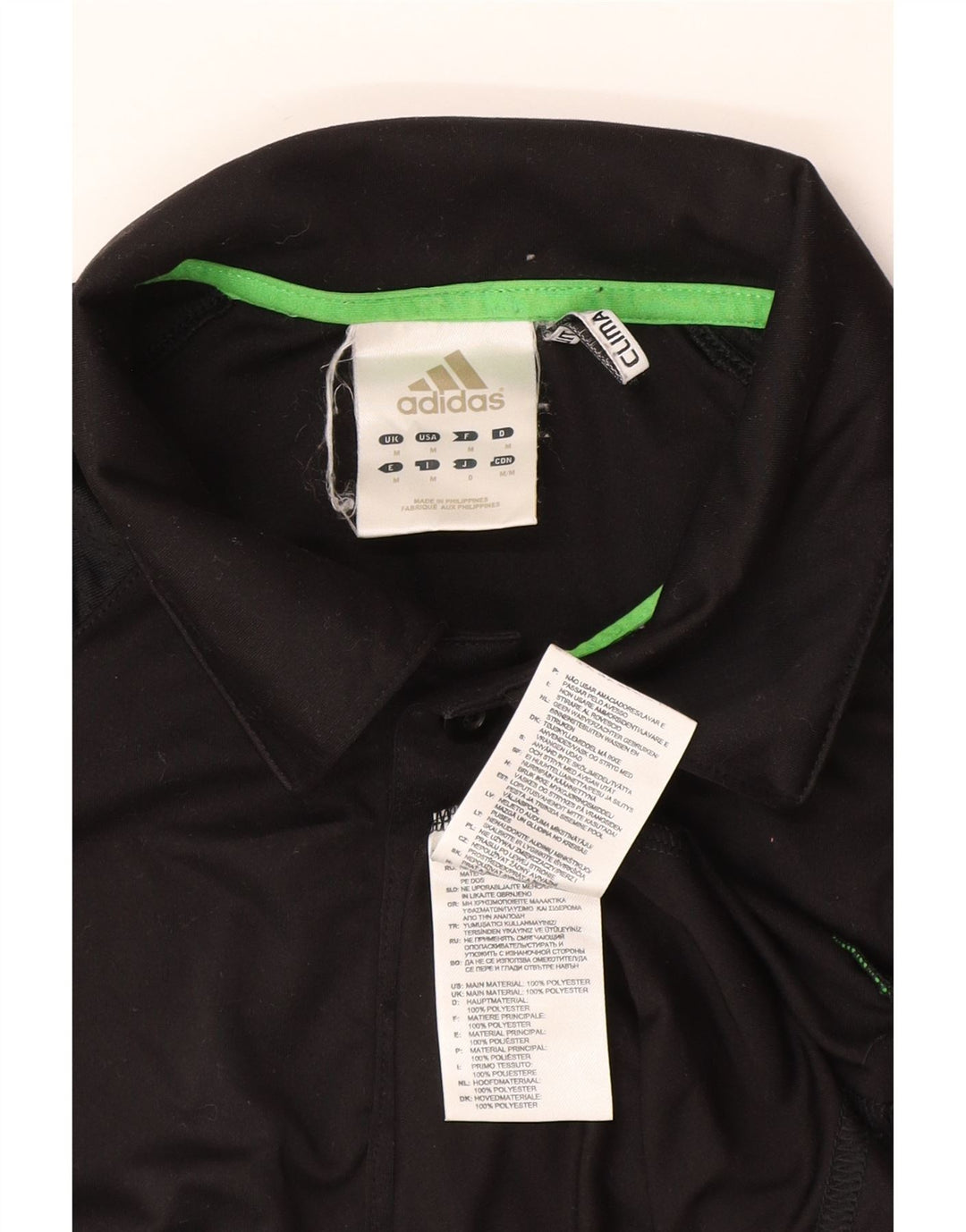 Adidas Herren Climalite Poloshirt Medium Schwarz Polyester