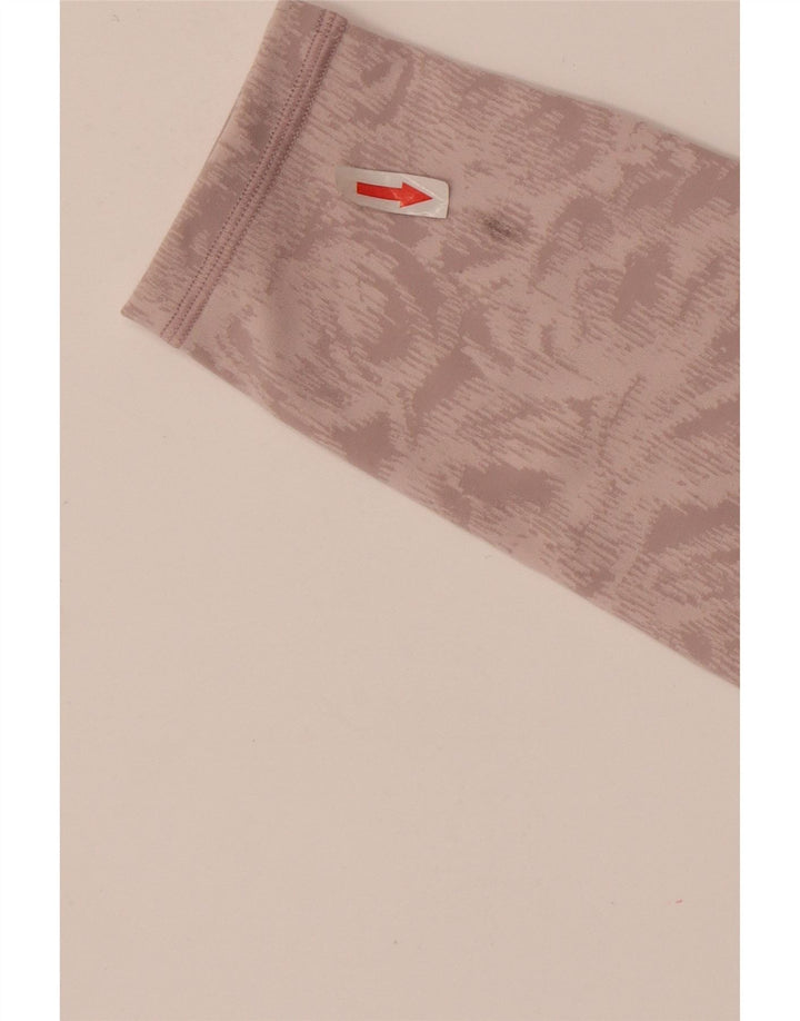 Athleta Womens Abstract Pattern Leggings UK 8 Small Pink Nylon