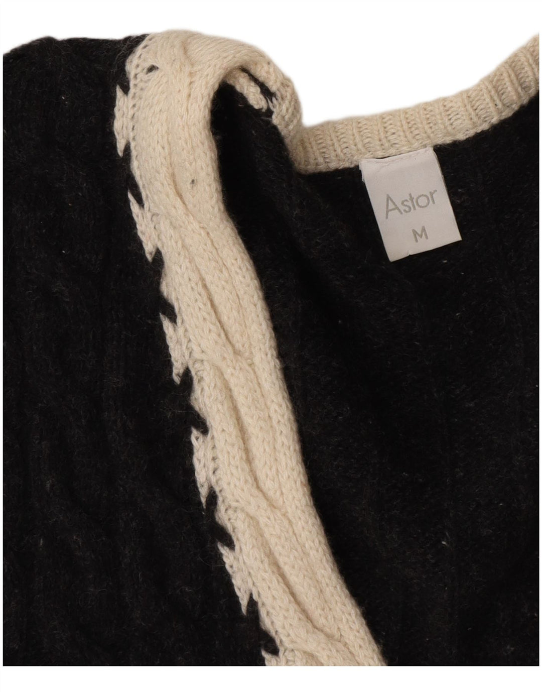 Astor Damen-Cardigan, ärmellos, UK 14, mittelgraue Colourblock-Wolle