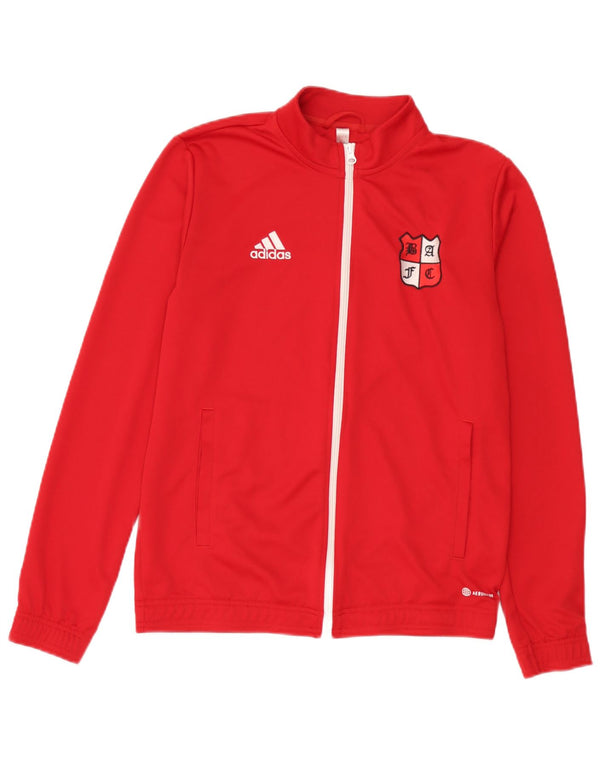 Adidas Herren Aeroready Graphic Trainingsanzug Top Jacke Mittelrotes Polyester