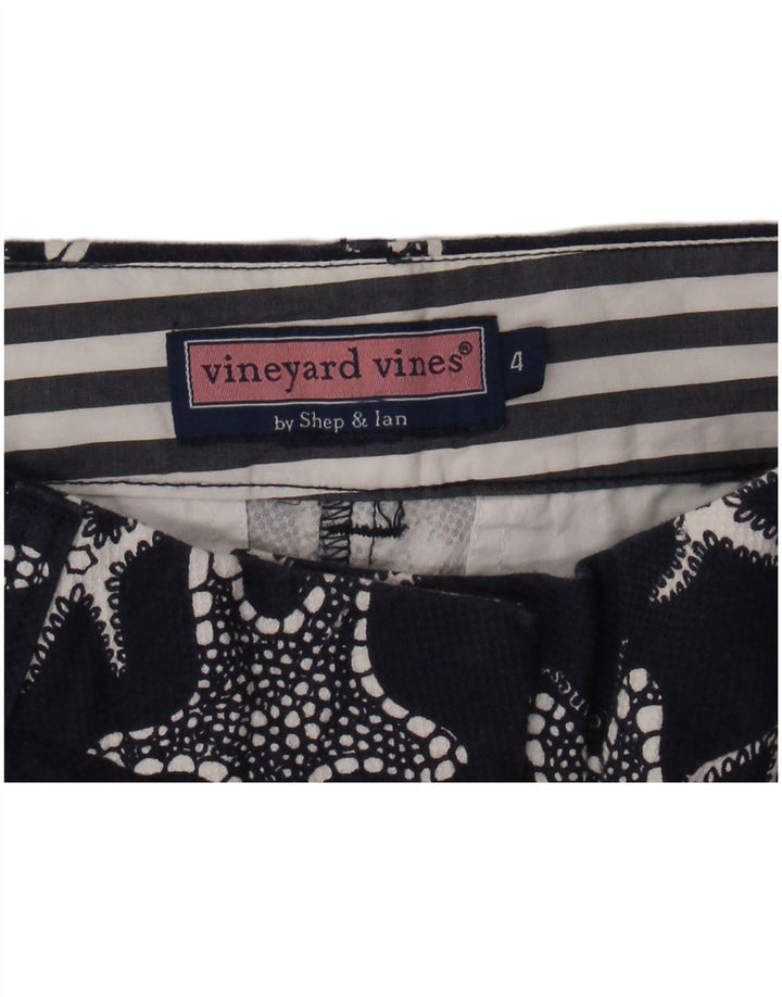 VINEYARD VINES Damen-Hose mit kurzem Schnitt, US 4, Größe S, W28, L25, Marineblau