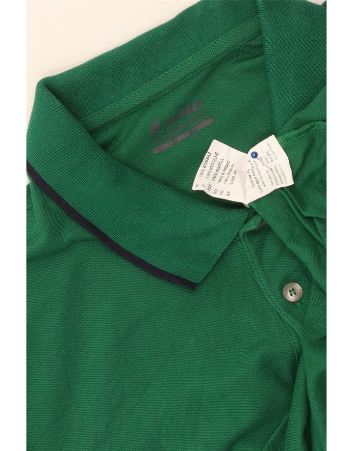 LOTTO Herren-Poloshirt, groß, grüne Baumwolle