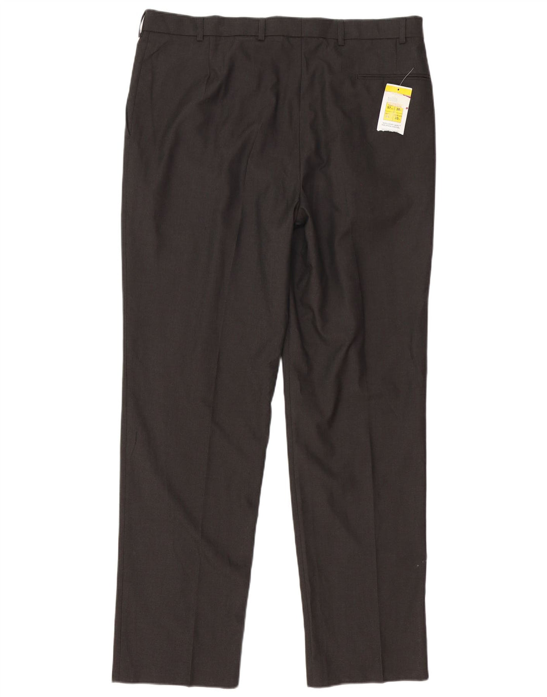 Gerade Herren-Anzughose von Marks & Spencer, W38, L33, braun, Polyester