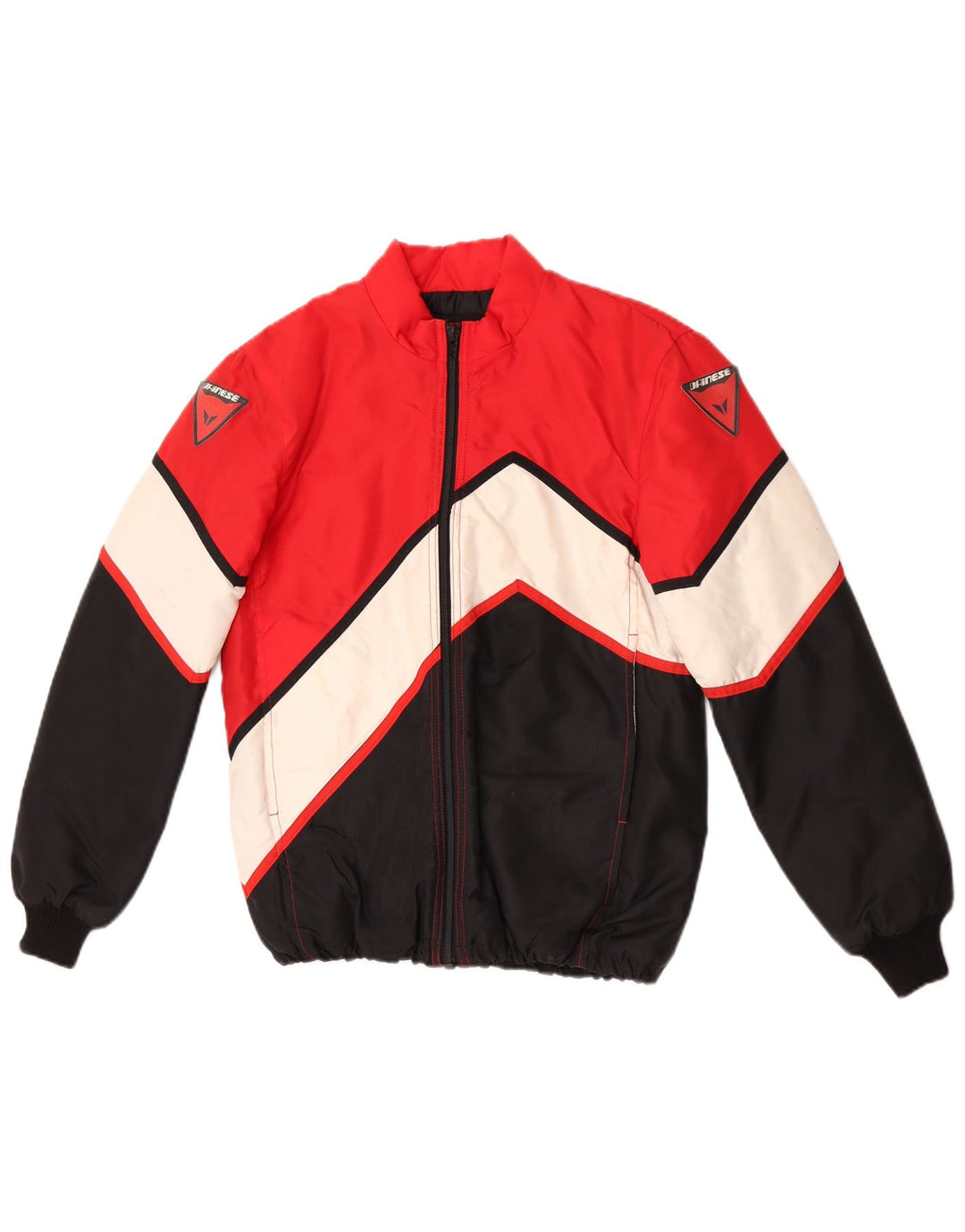 Dainese Herren Graphic Racer Jacke IT 42 XS Rot Colourblock Polyamid