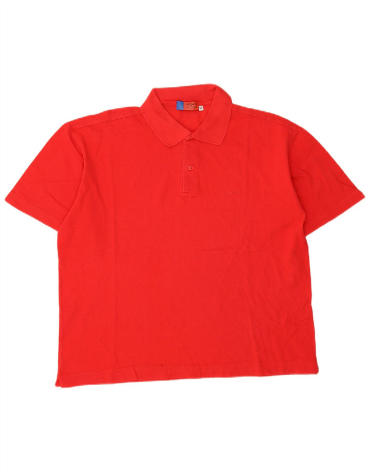 Ungaro Herren-Poloshirt aus mittelroter Baumwolle