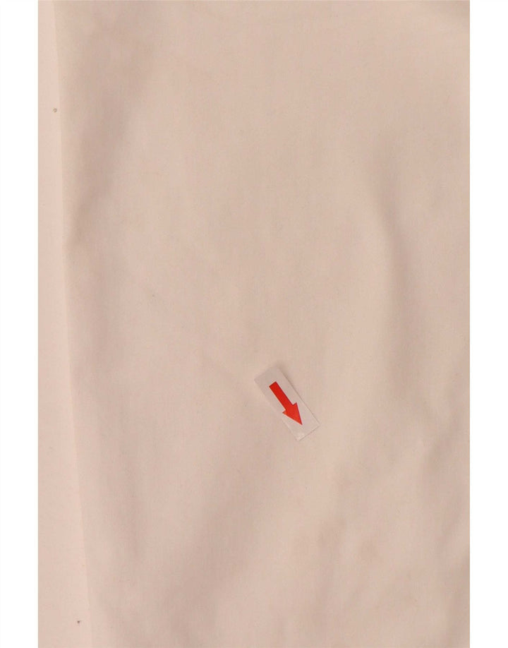 Guess Damen Slim-Cropped-Hose W28 L25 Weiße Baumwolle