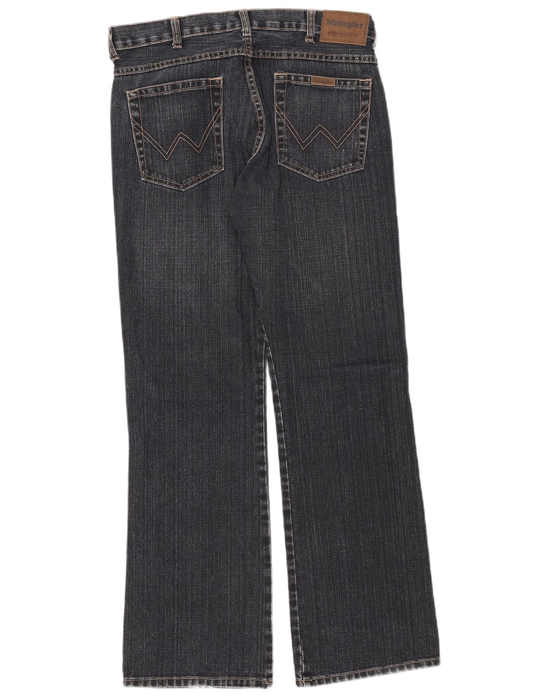 WRANGLER Herren Bootcut Jeans W32 L32 Marineblaue Baumwolle