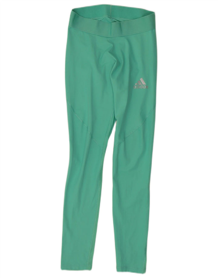 Adidas Damen Climacool Leggings UK 12 Medium Türkis