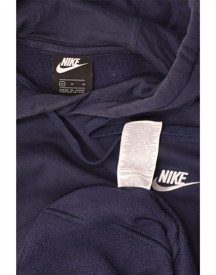 Nike Herren-Hoodie-Pullover aus Baumwolle in mittlerem Marineblau