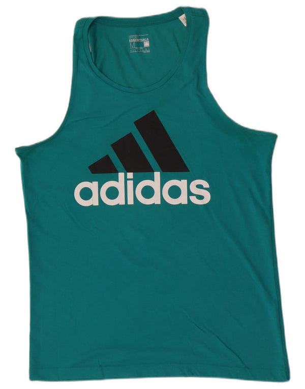 Adidas Herren Climalite Graphic Weste Top Medium Türkis Baumwolle