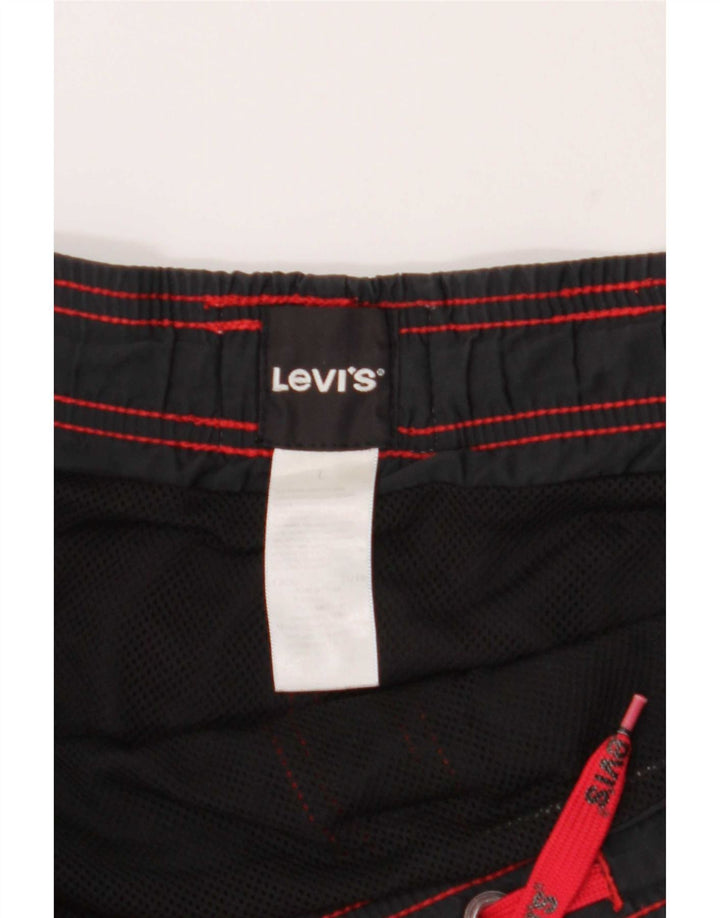 Levi's Herren-Badeshorts, groß, graues Polyester