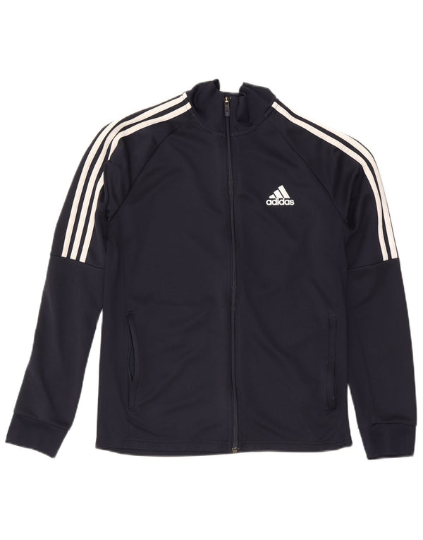 Adidas Herren Aeroready Trainingsanzug Top Jacke UK 40/42 Mittel Marineblau