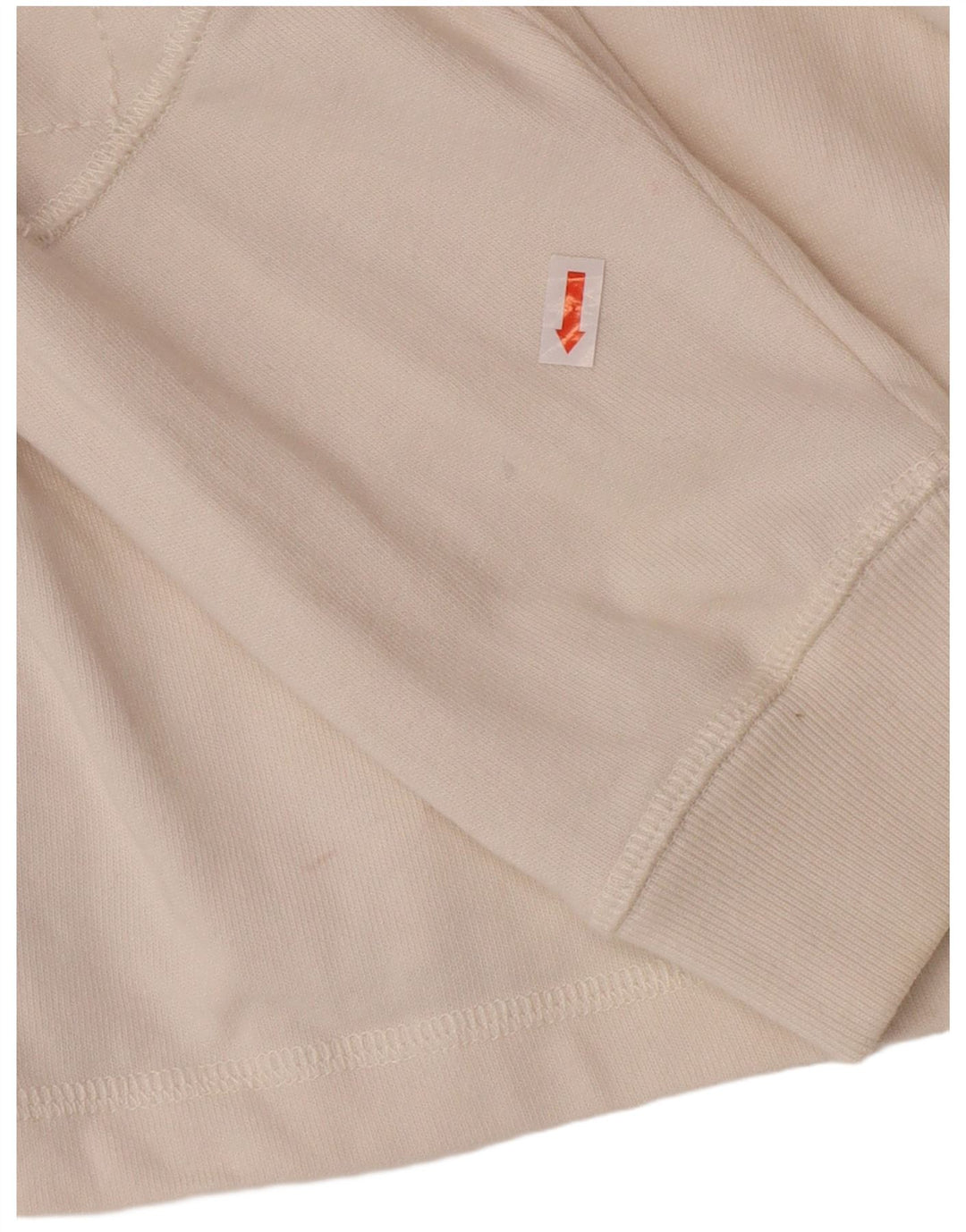 Fat Face Herren-Langarm-Rugby-Poloshirt, groß, gebrochenes Weiß, Farbblock